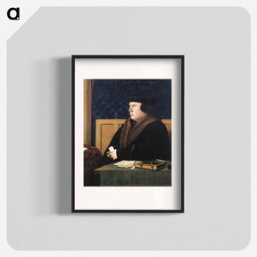 アートポスター-Portrait of Thomas Cromwell - ハンス ホルバイン Poster.