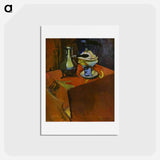 アートポストカード-Dishes on a Table - アンリ マティス Postcard.
