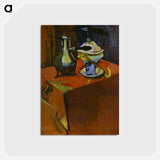 アートポストカード-Dishes on a Table - アンリ マティス Postcard.