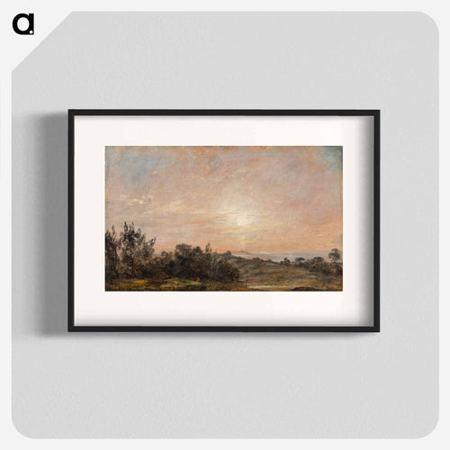 Hampstead Heath Towards Harrow
 - ジョン コンスタブル Poster.