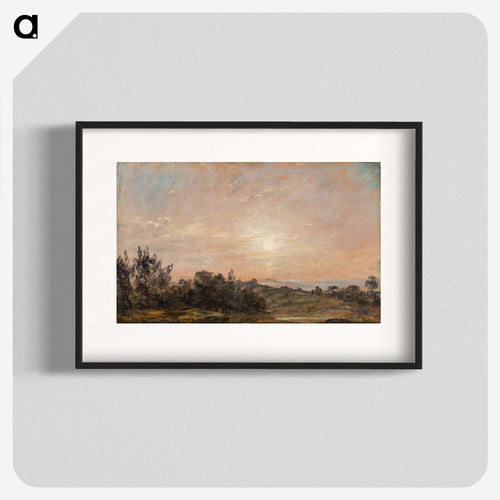 Hampstead Heath Towards Harrow
 - ジョン コンスタブル Poster.