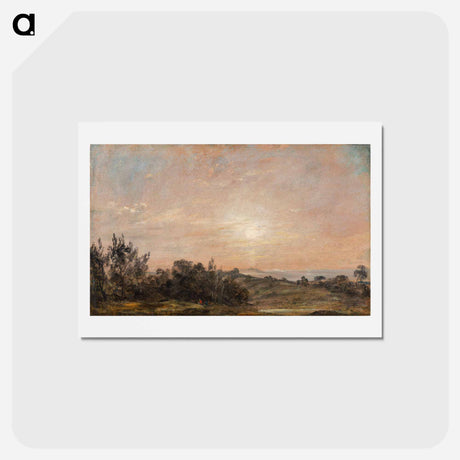 アートポストカード-Hampstead Heath Towards Harrow
 - ジョン コンスタブル Postcard.