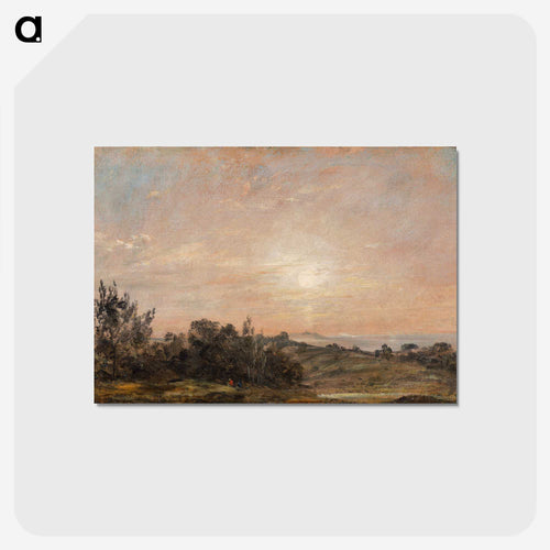 Hampstead Heath Towards Harrow
 - ジョン コンスタブル Postcard.