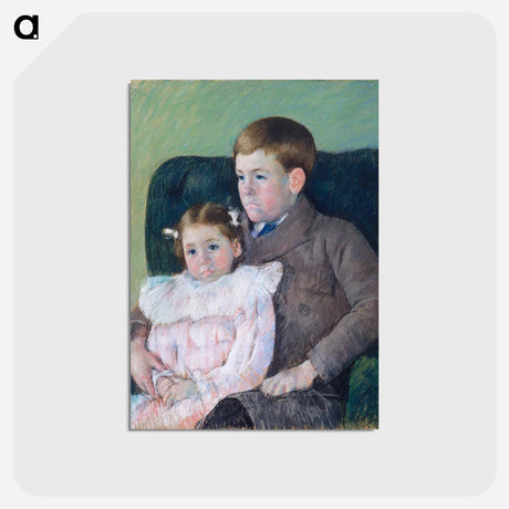 アートポストカード-Gardner and Ellen Mary Cassatt - メアリー カサット Postcard.