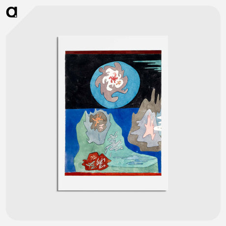 アートポストカード-In the land of precious stones
 - パウル クレー Postcard.
