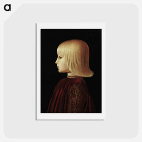 アートポストカード-Portrait of a boy - ピエロ デラ フランチェスカ Postcard.