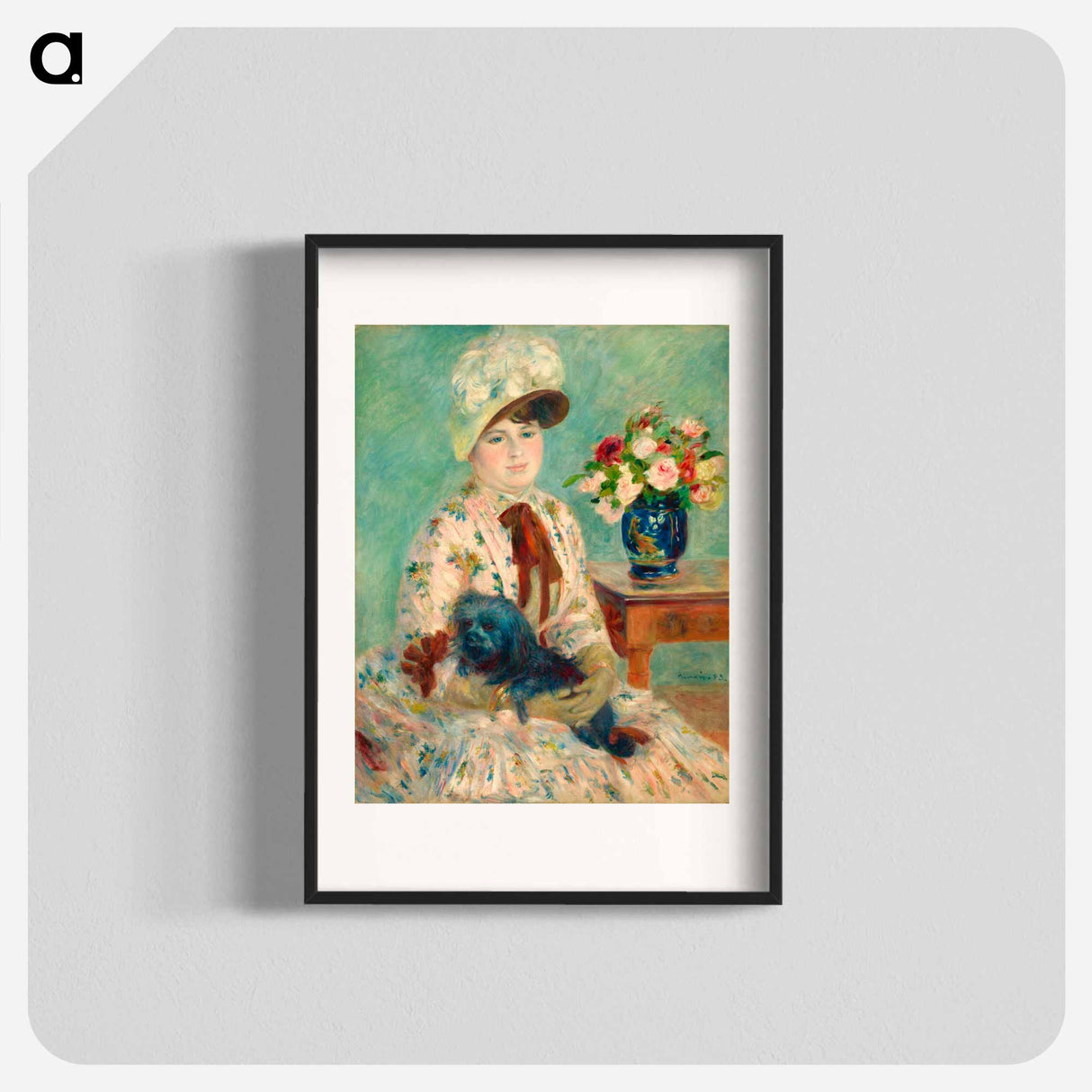 Mlle Charlotte Berthier - Pierre Auguste Renoir Poster.