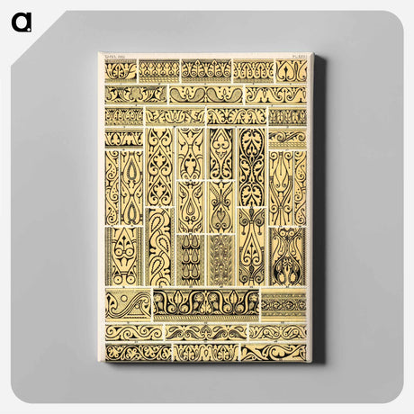 アートパネル-Grammar of Ornament Illustration
 - 装飾の文法 Canvas.