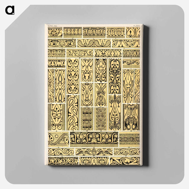 アートパネル-Grammar of Ornament Illustration
 - 装飾の文法 Canvas.
