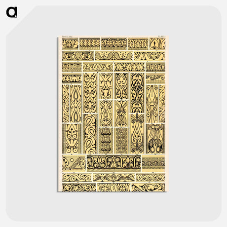 アートポストカード-Grammar of Ornament Illustration
 - 装飾の文法 Postcard.