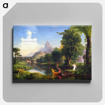 The Voyage of Life: Youth - トーマス コール Canvas.