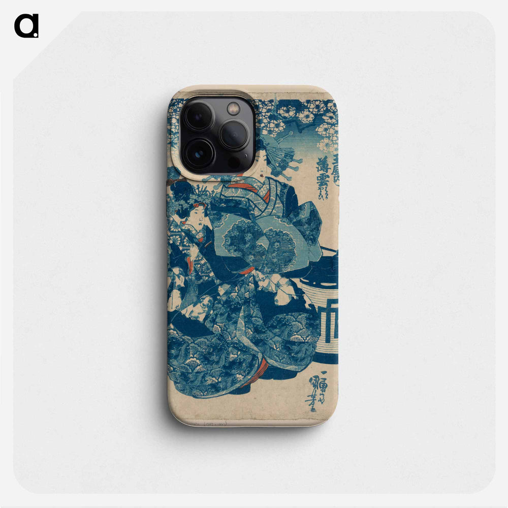 Tamaya uchi Usugumo - 歌川 国芳 Phone Case.
