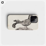 Black grouse, male, from the incomplete series suomen lintuja (Finnish birds), no. 1 - Wilhelm von Wright Phone Case.