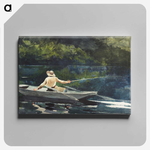 Casting, Number Two - ウィンスロー ホーマー Canvas.