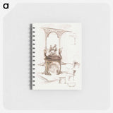 Sketch for a fireplace - アルフォンス ミュシャ Memo.