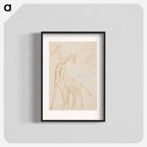 アートポスター-Giraffes - アーノルド ピーター ワイズ クビンチャン Poster.