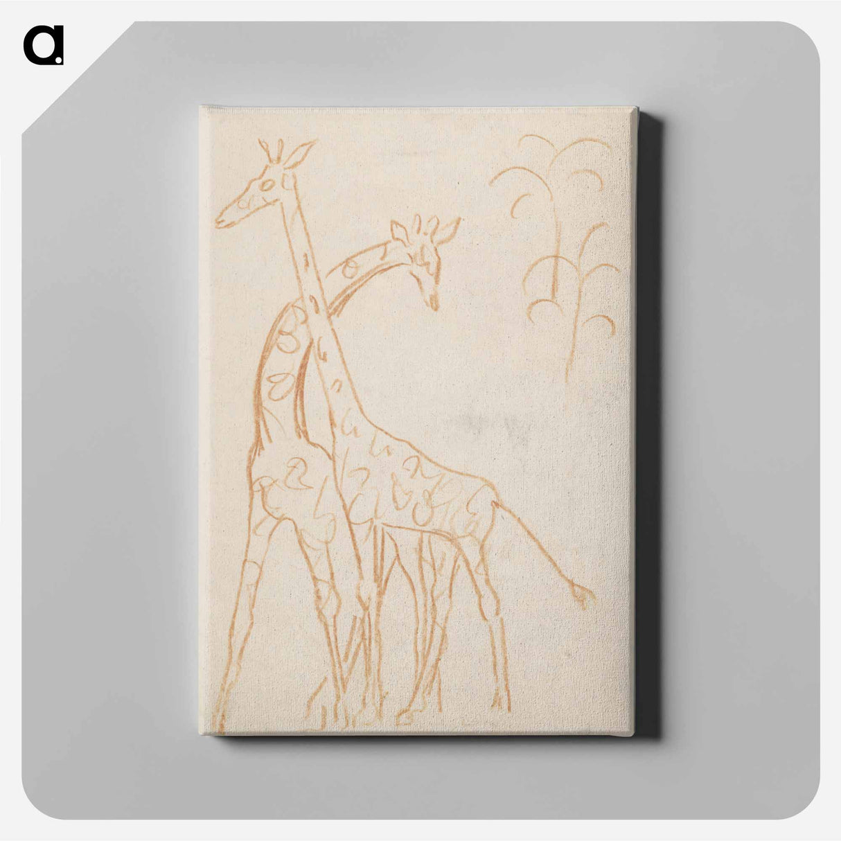 Giraffes - アーノルド ピーター ワイズ クビンチャン Canvas.
