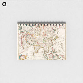 アートメモ帳-Map of Asia
 - 大英図書館 Memo.