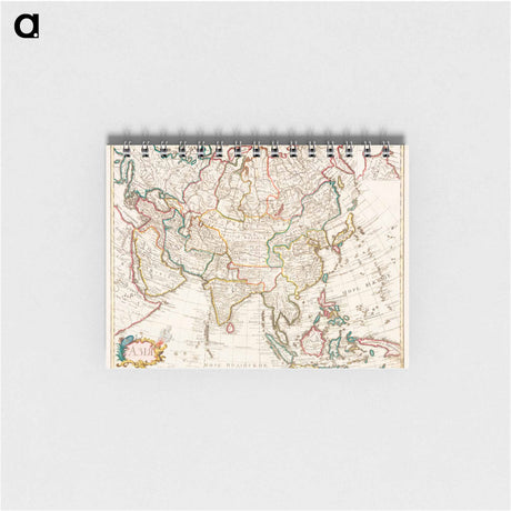 アートメモ帳-Map of Asia
 - 大英図書館 Memo.