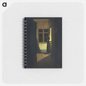 アートメモ帳-Woman with a candlestick - カスパー ダーヴィト フリードリヒ Memo.