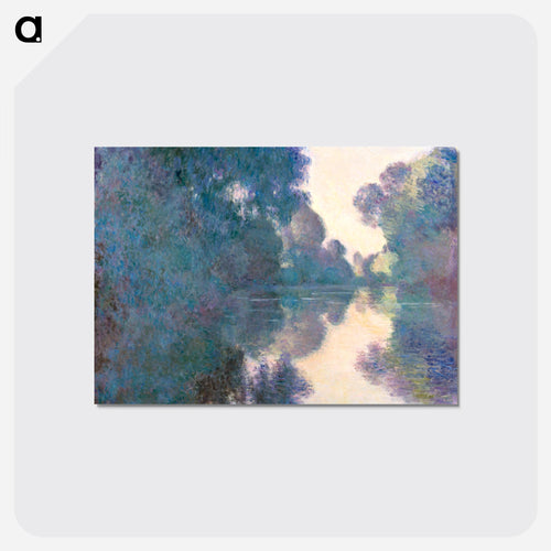 Morning on the Seine near Giverny - Claude Monet Postcard.