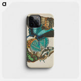 E.A. Séguy's vintage butterflies insect illustration - E.A.セギー Phone Case.