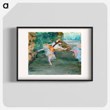 Dancer Onstage - Edgar Degas Poster.