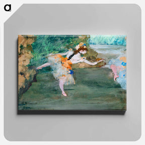 アートパネル-Dancer Onstage - エドガー ドガ Canvas.