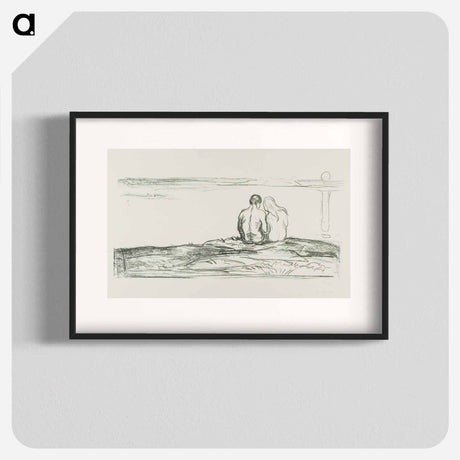 アートポスター-Moonrise - エドヴァルド ムンク Poster.