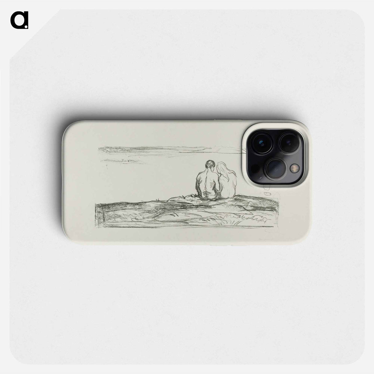 Moonrise - Edvard Munch Phone Case.