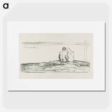 Moonrise - エドヴァルド ムンク Poster.