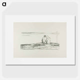 Moonrise - Edvard Munch Poster.