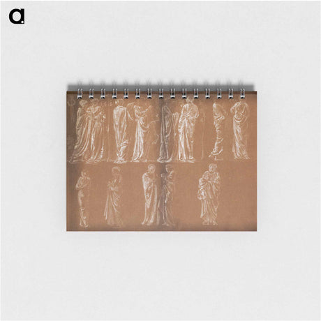 アートメモ帳-Female - Thirteen Drapery Studies - エドワード バーン ジョーンズ Memo.