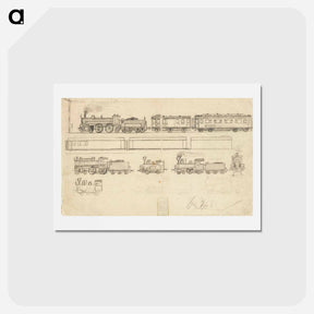 アートポストカード-Railways - エゴン シーレ Postcard.