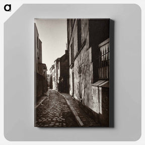 アートパネル-Rue St. Rustique
 - ウジェーヌ アジェ Canvas.
