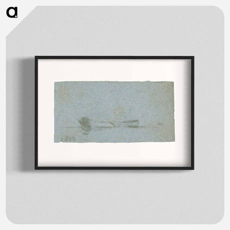 アートポスター-Boat in Landscape
 - ジョン コンスタブル Poster.