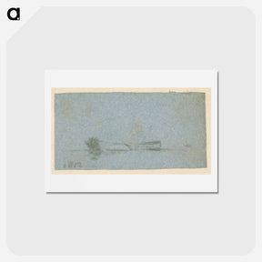 アートポストカード-Boat in Landscape
 - ジョン コンスタブル Postcard.