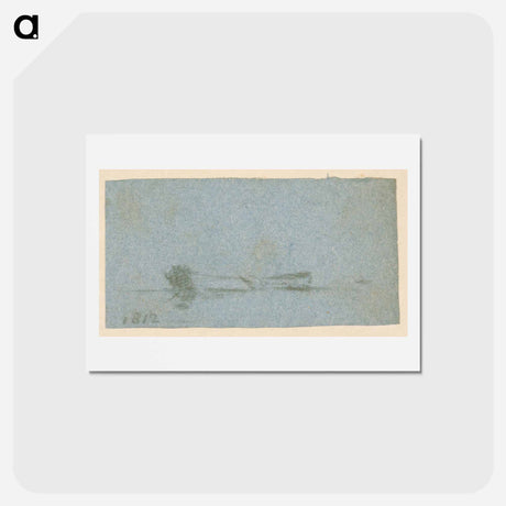 アートポストカード-Boat in Landscape
 - ジョン コンスタブル Postcard.