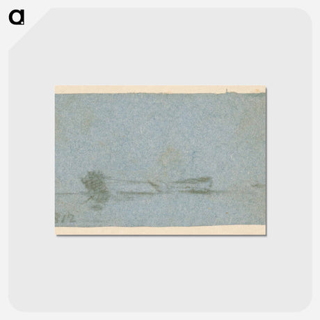 アートポストカード-Boat in Landscape
 - ジョン コンスタブル Postcard.