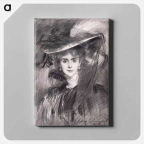 アートパネル-Portrait of the Baroness de Meyer - ジョン シンガー サージェント Canvas.