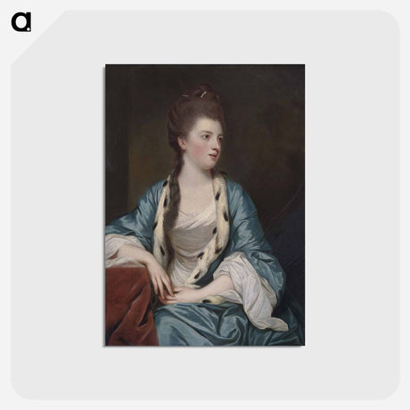 アートポストカード-Elizabeth Kerr, Marchioness of Lothian - ジョシュア レノルズ Postcard.