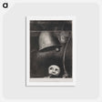 アートポストカード-A Edgar Poe (Un masque sonne le glas funebre) - オディロン ルドン Postcard.
