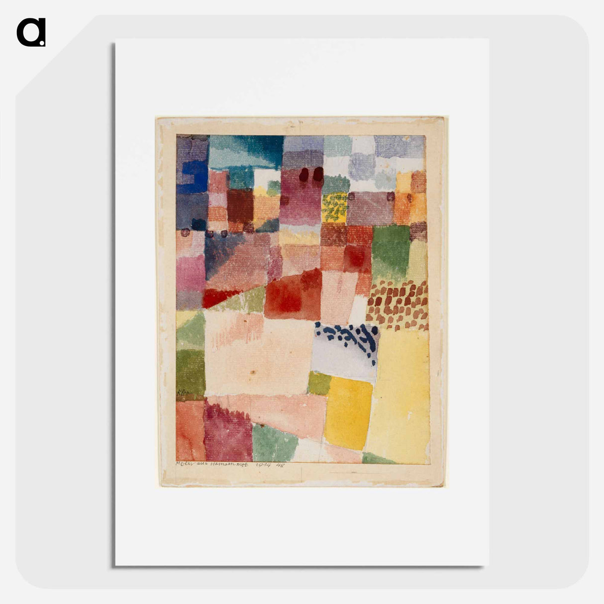Motif from Hammamet
 - パウル クレー Poster.