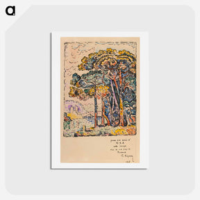 アートポストカード-Landscape - ポール シニャック Postcard.