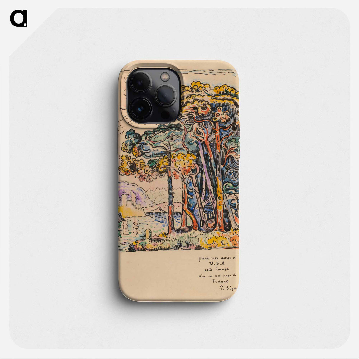 Landscape - Paul Signac Phone Case.