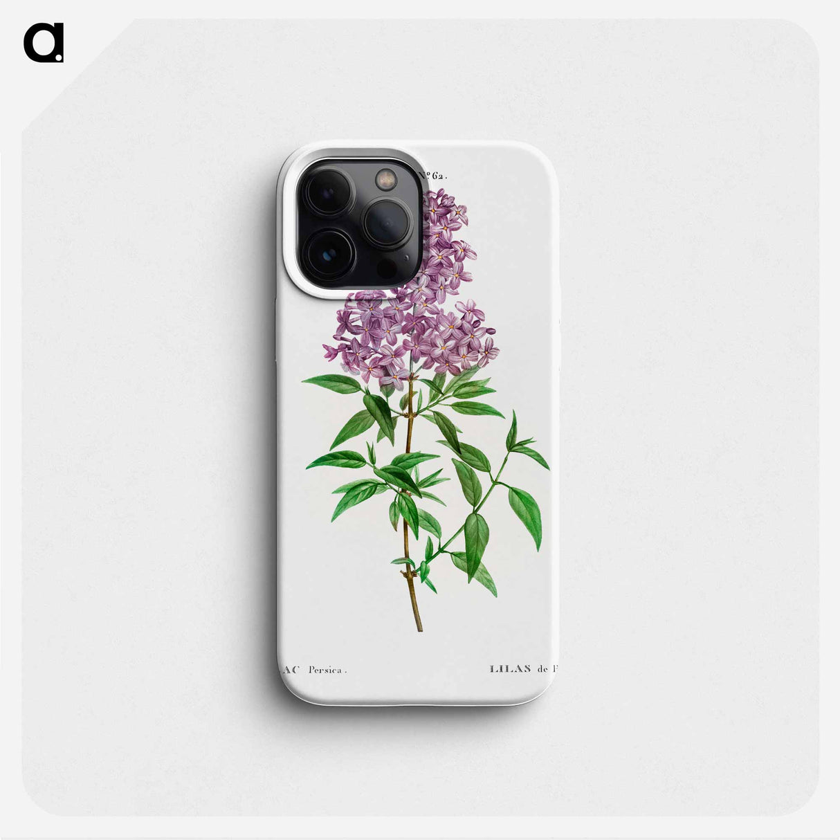 Persian lilac - ピエール ジョゼフ ルドゥーテ Phone Case.