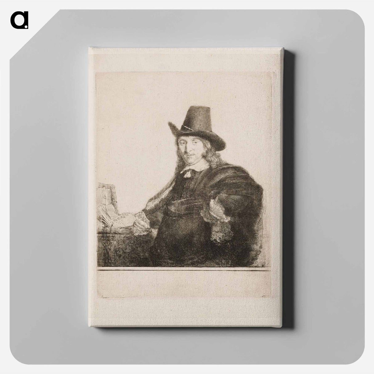 Jan Asselyn, Painter - Rembrandt van Rijn Canvas.