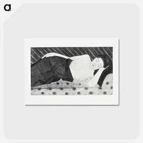 アートポストカード-Sleeping Figure
 - サミュエル ジェスルン Postcard.