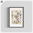 アートポスター-Guide for Constructing the Letters d and e from Mira Calligraphiae Monumenta
 - 書道のお手本 Poster.