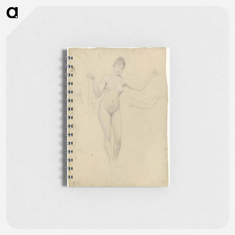 アートメモ帳-Standing Female Nude and Arm Study
 - ウィーン博物館 Memo.